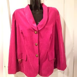 Dark Fushia Dressbarn Suit Jacket